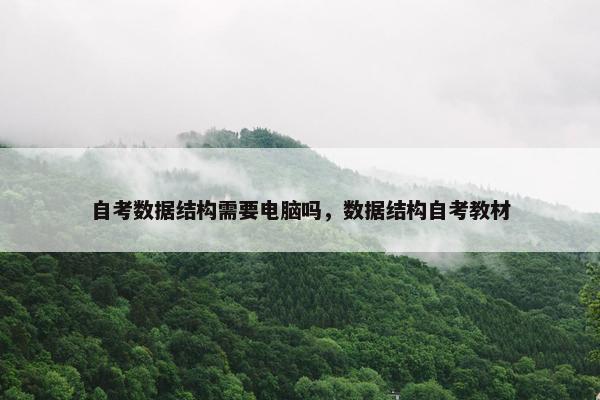 自考数据结构需要电脑吗，数据结构自考教材