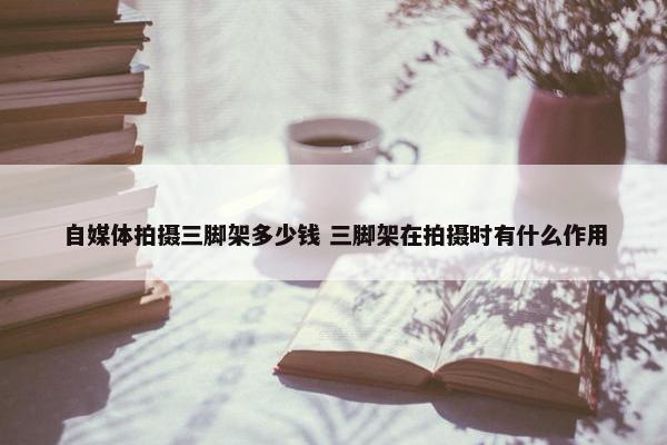 自媒体拍摄三脚架多少钱 三脚架在拍摄时有什么作用