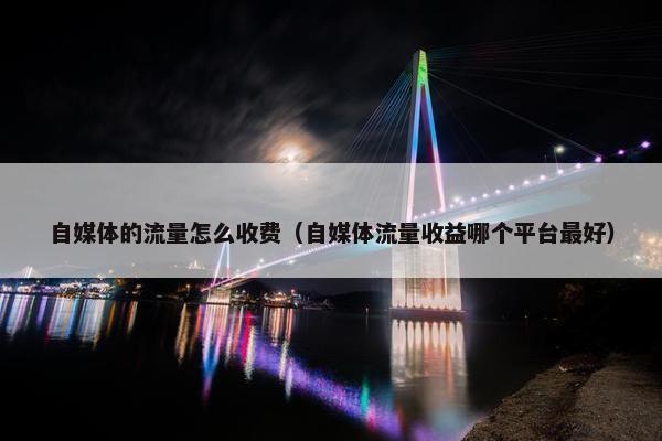 自媒体的流量怎么收费（自媒体流量收益哪个平台最好）