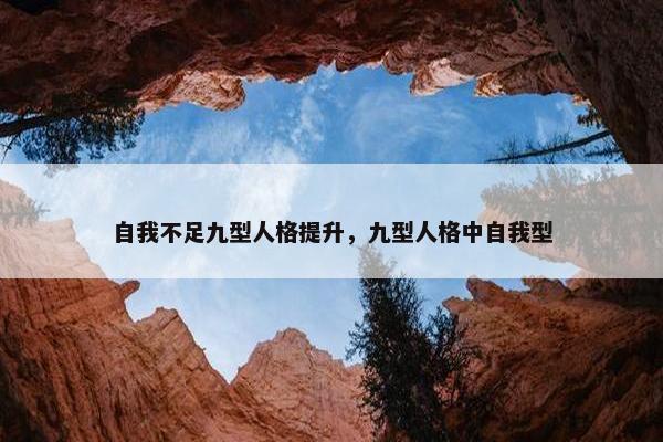 自我不足九型人格提升，九型人格中自我型