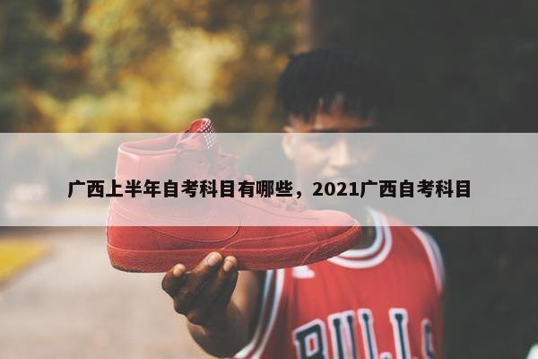 广西上半年自考科目有哪些，2021广西自考科目