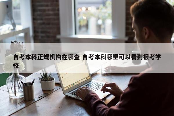 自考本科正规机构在哪查 自考本科哪里可以看到报考学校