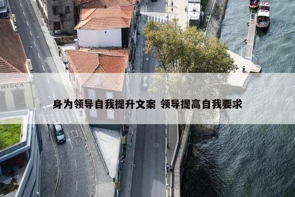 身为领导自我提升文案 领导提高自我要求