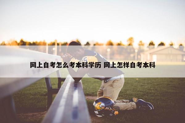 网上自考怎么考本科学历 网上怎样自考本科