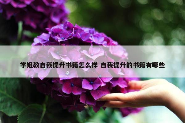 学姐教自我提升书籍怎么样 自我提升的书籍有哪些