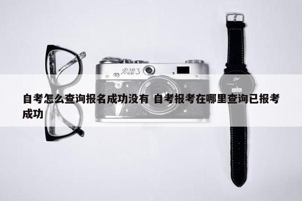 自考怎么查询报名成功没有 自考报考在哪里查询已报考成功