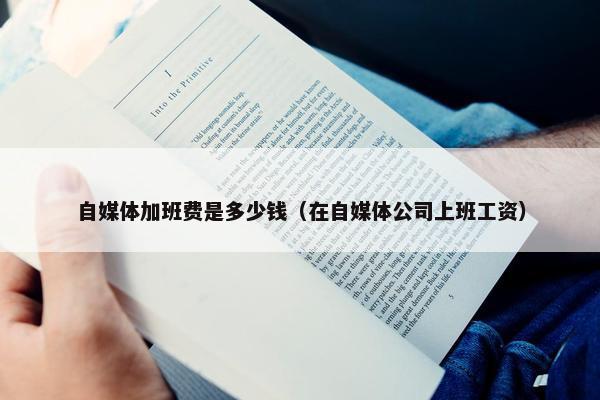 自媒体加班费是多少钱（在自媒体公司上班工资）