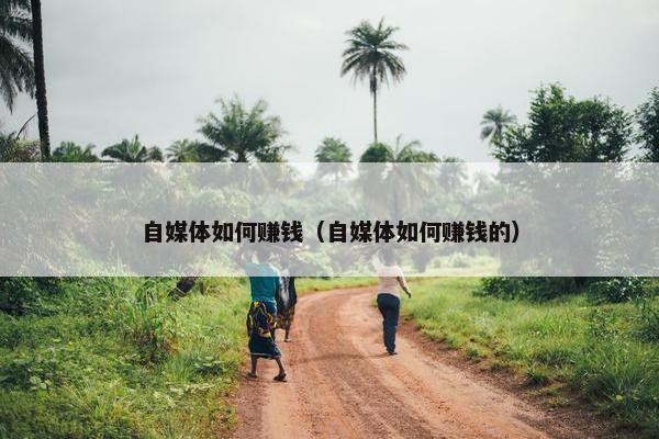 自媒体如何赚钱（自媒体如何赚钱的）