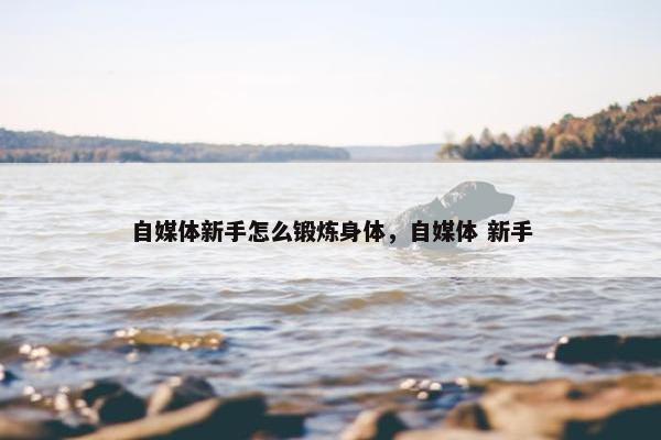 自媒体新手怎么锻炼身体，自媒体 新手