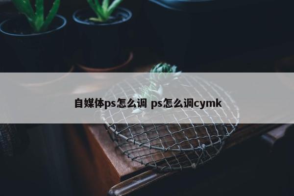 自媒体ps怎么调 ps怎么调cymk