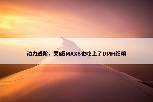 动力进阶，荣威iMAX8也吃上了DMH细粮