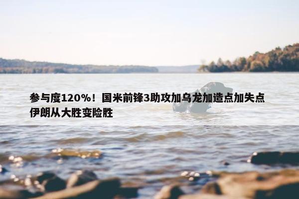 参与度120%！国米前锋3助攻加乌龙加造点加失点 伊朗从大胜变险胜