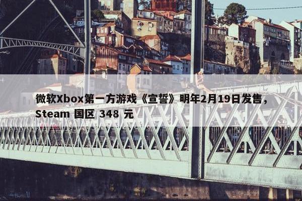 微软Xbox第一方游戏《宣誓》明年2月19日发售，Steam 国区 348 元