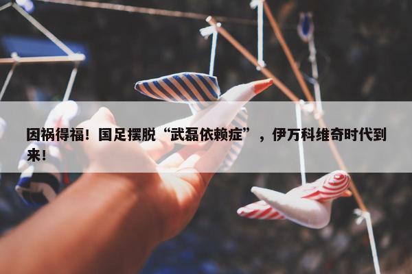 因祸得福！国足摆脱“武磊依赖症”，伊万科维奇时代到来！