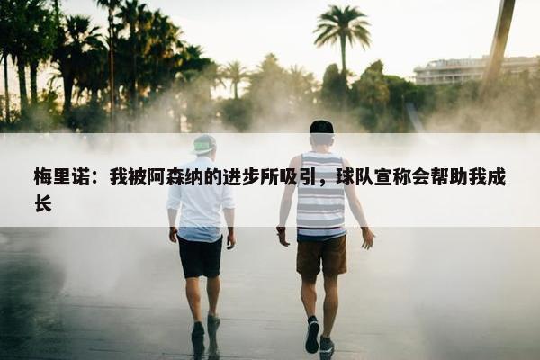 梅里诺：我被阿森纳的进步所吸引，球队宣称会帮助我成长