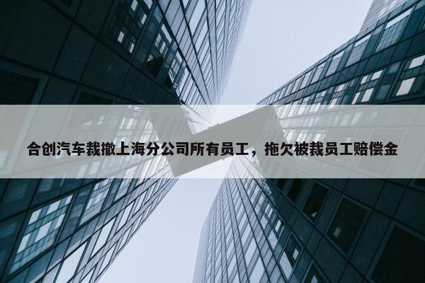 合创汽车裁撤上海分公司所有员工，拖欠被裁员工赔偿金