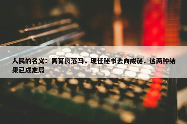 人民的名义：高育良落马，现任秘书去向成谜，这两种结果已成定局