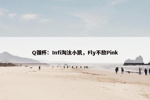 Q强杯：Infi淘汰小凯，Fly不敌Pink