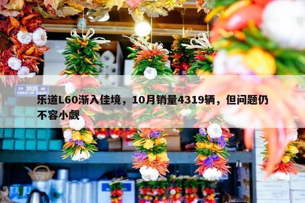 乐道L60渐入佳境，10月销量4319辆，但问题仍不容小觑