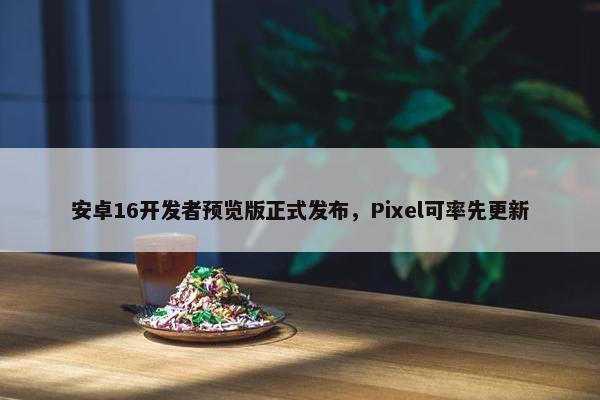 安卓16开发者预览版正式发布，Pixel可率先更新