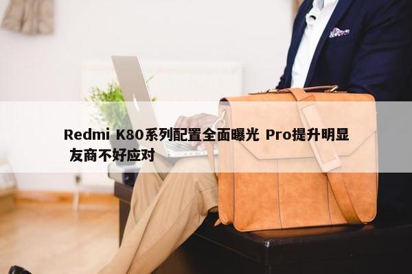 Redmi K80系列配置全面曝光 Pro提升明显 友商不好应对