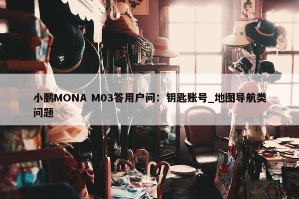 小鹏MONA M03答用户问：钥匙账号_地图导航类问题