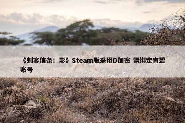 《刺客信条：影》Steam版采用D加密 需绑定育碧账号