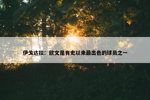 伊戈达拉：欧文是有史以来最出色的球员之一