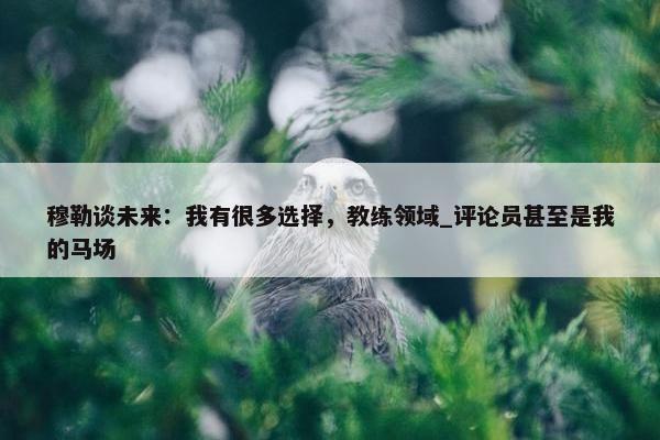 穆勒谈未来：我有很多选择，教练领域_评论员甚至是我的马场