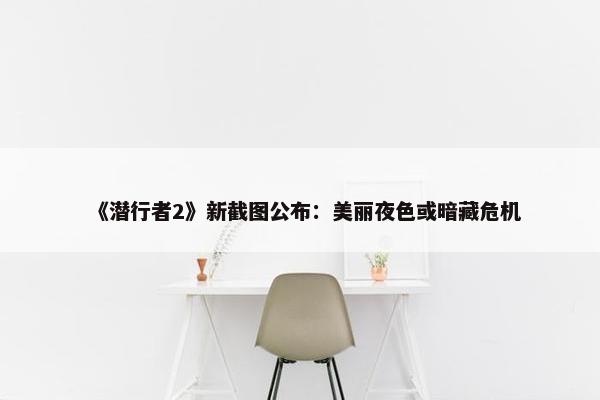 《潜行者2》新截图公布：美丽夜色或暗藏危机