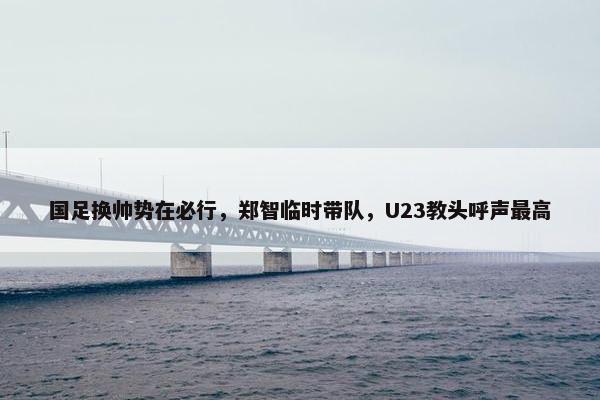 国足换帅势在必行，郑智临时带队，U23教头呼声最高