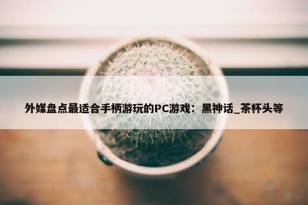 外媒盘点最适合手柄游玩的PC游戏：黑神话_茶杯头等