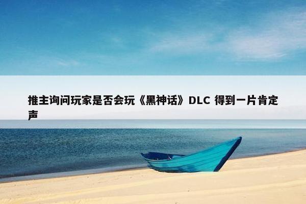 推主询问玩家是否会玩《黑神话》DLC 得到一片肯定声