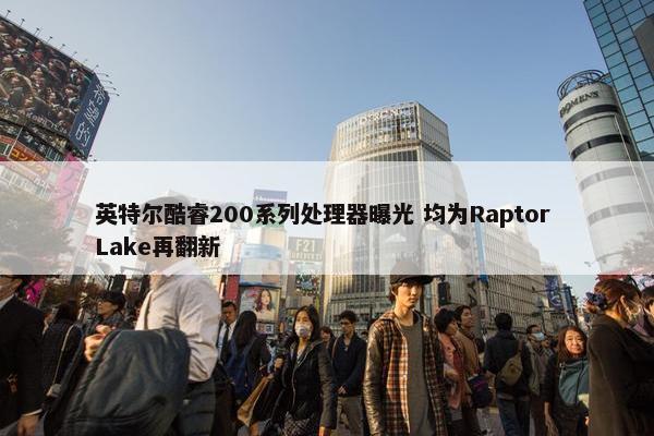 英特尔酷睿200系列处理器曝光 均为Raptor Lake再翻新