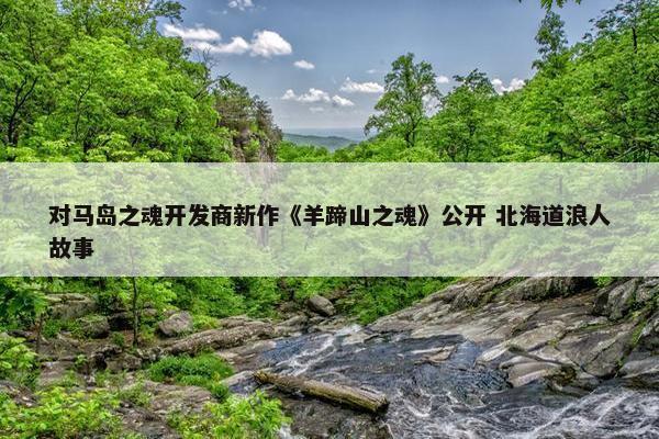 对马岛之魂开发商新作《羊蹄山之魂》公开 北海道浪人故事