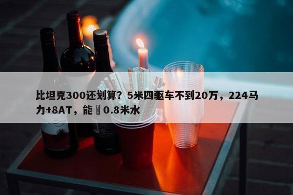 比坦克300还划算？5米四驱车不到20万，224马力+8AT，能蹚0.8米水