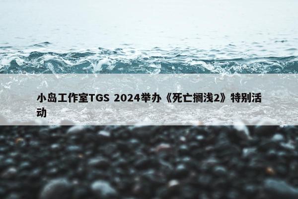 小岛工作室TGS 2024举办《死亡搁浅2》特别活动