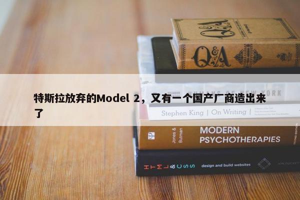 特斯拉放弃的Model 2，又有一个国产厂商造出来了