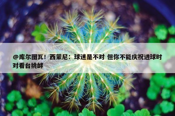 @库尔图瓦！西蒙尼：球迷是不对 但你不能庆祝进球时对看台挑衅