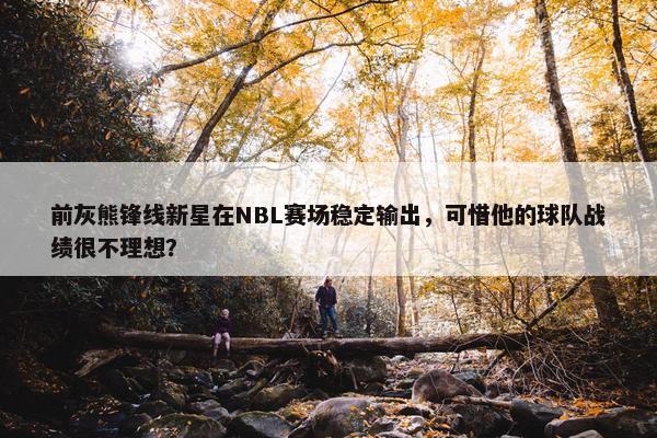 前灰熊锋线新星在NBL赛场稳定输出，可惜他的球队战绩很不理想？