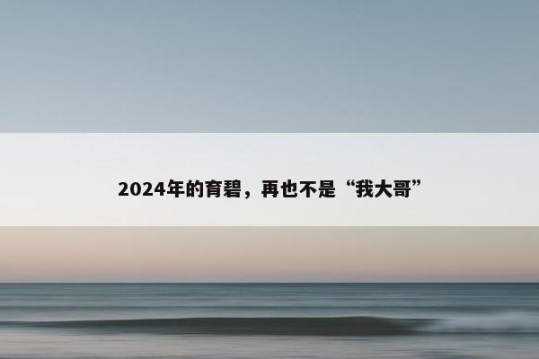 2024年的育碧，再也不是“我大哥”