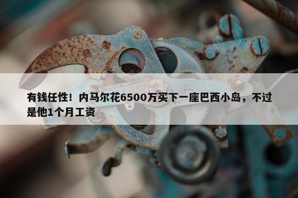 有钱任性！内马尔花6500万买下一座巴西小岛，不过是他1个月工资