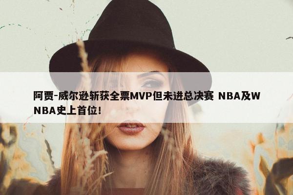 阿贾-威尔逊斩获全票MVP但未进总决赛 NBA及WNBA史上首位！