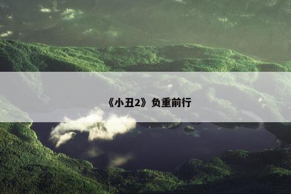 《小丑2》负重前行