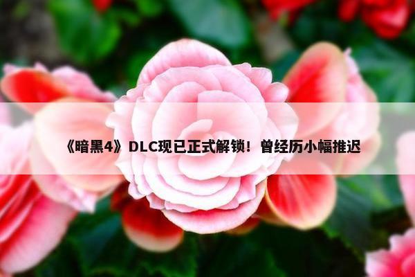 《暗黑4》DLC现已正式解锁！曾经历小幅推迟