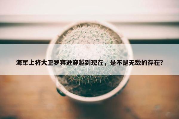 海军上将大卫罗宾逊穿越到现在，是不是无敌的存在？