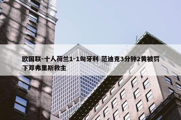 欧国联-十人荷兰1-1匈牙利 范迪克3分钟2黄被罚下邓弗里斯救主