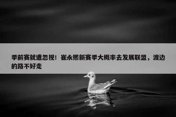 季前赛就遭忽视！崔永熙新赛季大概率去发展联盟，渡边的路不好走