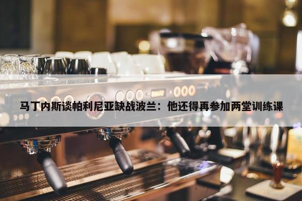 马丁内斯谈帕利尼亚缺战波兰：他还得再参加两堂训练课