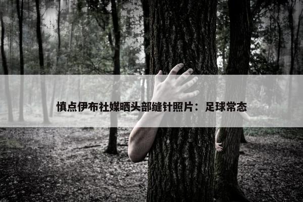 慎点伊布社媒晒头部缝针照片：足球常态